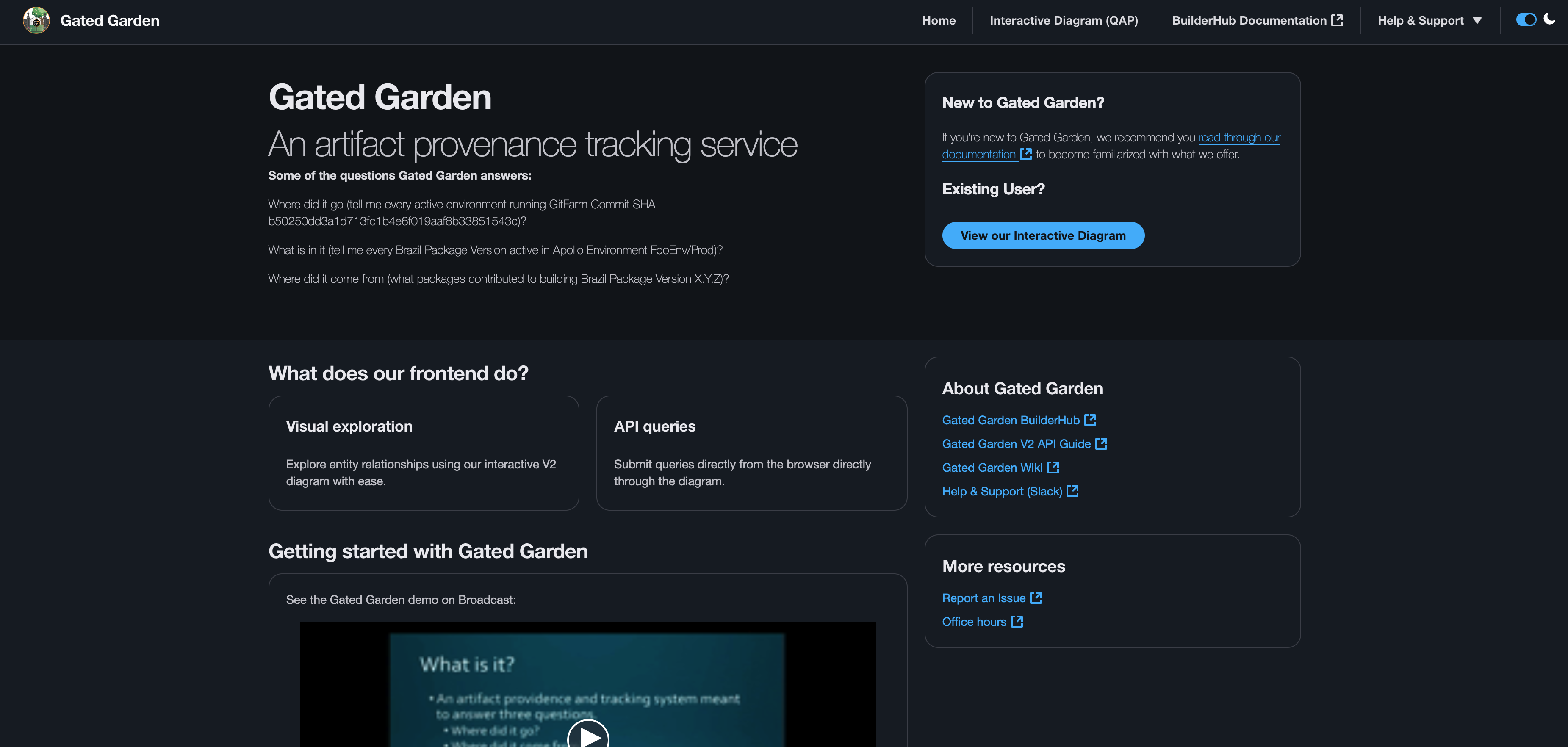 AWS Internal Tooling - full-stack React and TypeScript dashboard built at Amazon Web Services